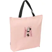 Safta Damen handtas met Minnie Mouse motief, kleur roze