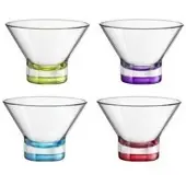Bormioli Rocco IJscoupe Ypsilon Gekleurd 375 ml - 4 stuks