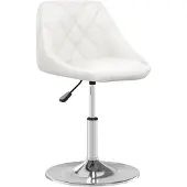 vidaXL Barkruk kunstleer wit
