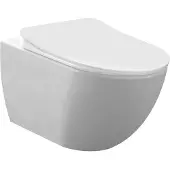 Creavit Hangend Toilet - 35.3x51cm - spoelrandloos - mat wit FE322-11MB00E-0000