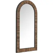 DTP Home Standing mirror Slats,200x100x6 cm (Naturel, 100x200cm)