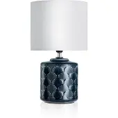 Pauleen LED Tafellamp Glowing Midnight - E14 - Max. 20W - Woonkamer, Slaapkamer & Eetkamer - Blauw/Wit