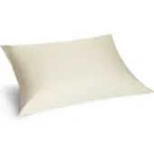 Yumeko Kussensloop Katoen Satijn 70x90 Beige - Eco, Bio & Fairtrade
