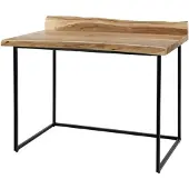 Meubelplaats Bureau Edge Acaciahout - Naturel - 110x63x76 cm