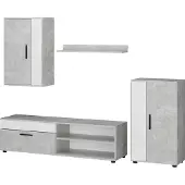 Vicco Berno Wandmeubel – Set van 4 Beton