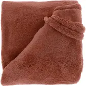 Unique living Plaid justin 200x150 cm marsala
