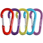 Edelrid Micro Farbig Karabijnhaak Geassorteerd 10 Eenheden Veelkleurig