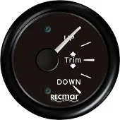 Recmar 160-10º Trim Position Indicator Zwart 51 mm