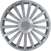Carpoint Wieldoppen Radical Pro 16 Inch Abs Zilver Set Van 4