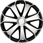 Gorecki Wieldoppenset Mega Sil/bl 13 Inch Zilver 4 Stuks