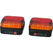 Carpoint Bluetooth LED Achterlichten – Draadloos – 13 Polig – Met Magneet – Oplaadbaar – Voor Aanhanger & Trailer