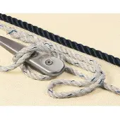PLASTIMO Marina 10 M Polyester Braided Rope Zilver 16 mm