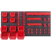 Kistenberg Orderline - Gereedschapswand - Zwart - 80x40 cm - 2 Stuks