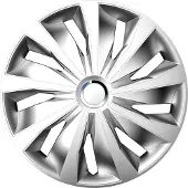 Gorecki Wieldoppenset Grip Pro 13 Inch - Zilver - 4 Stuks