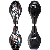 Streetsurfing Schildkröt waveboard The Wave - Black Glitch skateboard.