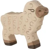 Sonstige Verlage Miniatuurfiguur - - 80076 - Lam - Handgeschilderd hout - 10,5 x 2,3 x 5,5 cm