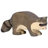 Holztiger Houten figuur Wasbeer - Voor kinderen vanaf 3 jaar - Europese productie