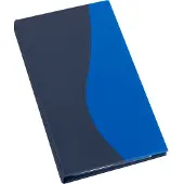 Eichner ringmap voor visitekaartjespapier Blue, voor 200 visitekaartjes, 4-voudig ringmechanisme, A5