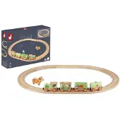 Janod Story Train With Circuit Bruin Kinderen