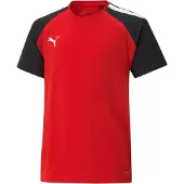 Puma teamPACER Voetbalshirt Kids Rood Zwart Wit