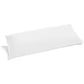Yumeko Kussensloop Percal Katoen 40x80 Wit - Eco, Bio & Fairtrade