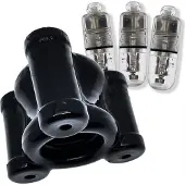 Oxballs - Buzz Squeeze - Vibrerende Ballstretcher - Zwart