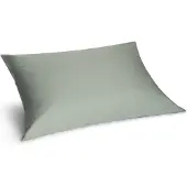 Yumeko Kussensloop Katoen Satijn 70x90 Groen - Eco, Bio & Fairtrade