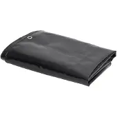 vidaXL Afdekzeil, 650 g/m², 1,5 x 6 meter, zwart