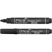 Carton Pica Classic 520/40 Permanent Marker ronde punt zwart (10 Stuks)