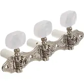 Schaller HNI 1 Baseplate 3+3 Nickel Stemmechanieken voor gitaar