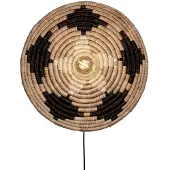 Good&Mojo LED Wandlamp Andros | E27 60W | Black/Natural/White