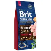Brit premium by nature senior large/xl breed - 15 kg - Hondenvoer