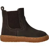Shoesme suède enkelboots donkerbruin Effen - maat 22
