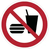 Allesveilig.nl Eten en drinken verboden pictogram