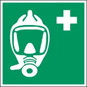 Allesveilig.nl Ademhalingsapparaat voor noodevacuatie pictogram