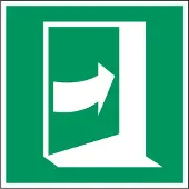 Allesveilig.nl Duw rechts om deur te openen pictogram