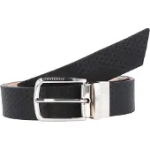 Davidoff Paris Riem Leer Individueel inkortbaar zwart