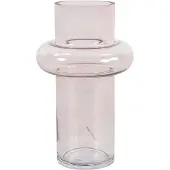 Countryfield Vaas Amy glas L12B12H20,5CM roze