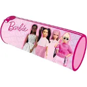 Barbie Etui - Pennenetui voor Kind - Rond - Roze - Pennenzak