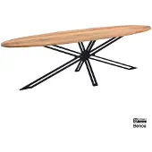 MD Interior Susy ovale eetkamertafel mangohout 180x90cm