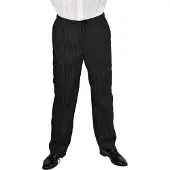 Coppens Broek krijtstreep zwart | Maat L
