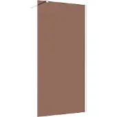 Guido Gusto Inloopdouche 80x200 8mm Nano glas mat wit serie Silvio bronsglas
