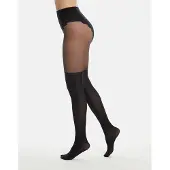 Cette panty ILLUSION 20-60 den- zwart -3XL - jarretelpanty