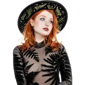 ReStyle - Herbal Fedora hoed - Wijde rand - Zwart