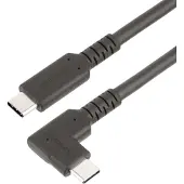 StarTech.com Robuuste 50 cm USB-C Kabel met Rechte Hoek, USB 3.2 Gen 2 (10 Gbps), USB-C naar C Gegevensoverdracht Kabel - Alt Mode