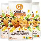 CEREAL 3x Mini Cakes Stukjes Chocolade 196 Gr