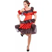 Vegaoo - Rode flamenco danseres kostuum voor vrouwen