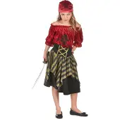 Vegaoo - Piratenbandiet outfit voor meisjes