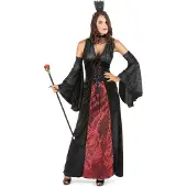 Vegaoo Verkleedkostuum vampier voor vrouwen Halloween pak - Verkleedkleding - Medium