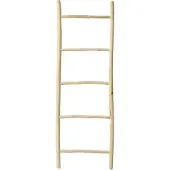 Bazar Bizar Ladderrek Tulum | hout naturel 60x165 cm handdoekenhouders | NADUVI